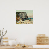 Gustave Courbet | The Cliffs of Etretat, the Port Poster (Keuken)
