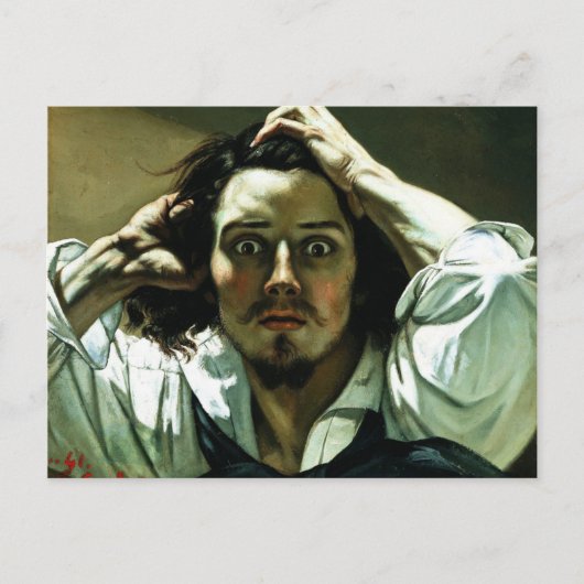 Gustave Courbet - The Desperate Man Briefkaart (Voorkant)