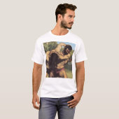 Gustave Courbet, The Wrestlers T-shirt (Voorkant volledig)