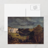 Gustave Courbet - Valley of Loue in Stormy Weather Briefkaart (Voorkant / Achterkant)