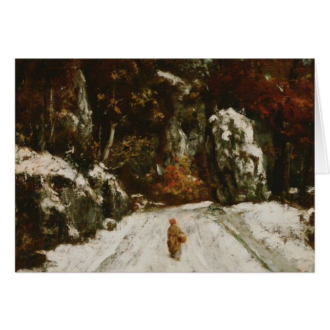 Gustave Courbet - Winter in de Jura (Voorkant Horizontaal)