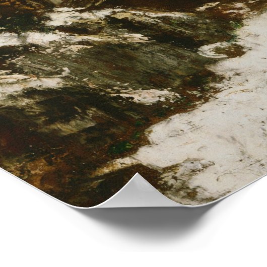 Gustave Courbet - Winter in de Jura Poster (Hoek)