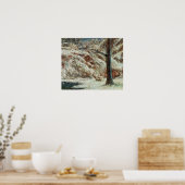 Gustave Courbet - Winter Landscape Poster (Keuken)