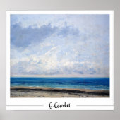 Gustave Courbet Zedign Art Poster #186-2 (Voorkant)