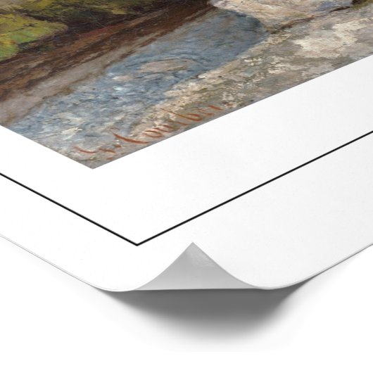 Gustave Courbet Zedign Art Poster #19-2 (Hoek)