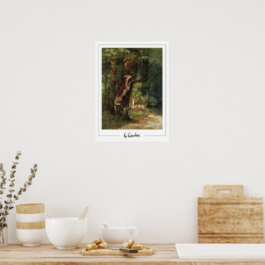 Gustave Courbet Zedign Art Poster #207-2 (Keuken)