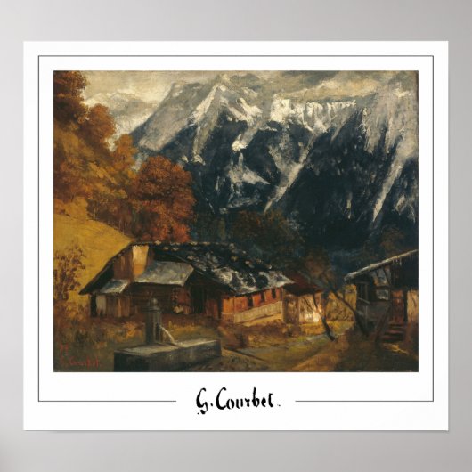 Gustave Courbet Zedign Art Poster #261-2 (Voorkant)