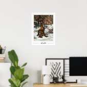 Gustave Courbet Zedign Art Poster #304-2 (Thuiskantoor)