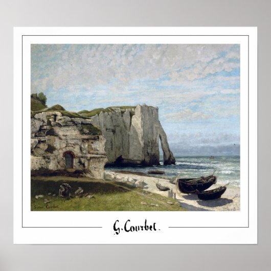 Gustave Courbet Zedign Art Poster #9-2 (Voorkant)