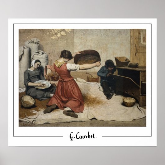 Gustave Courbet Zedign Kunst Poster #175-2 (Voorkant)