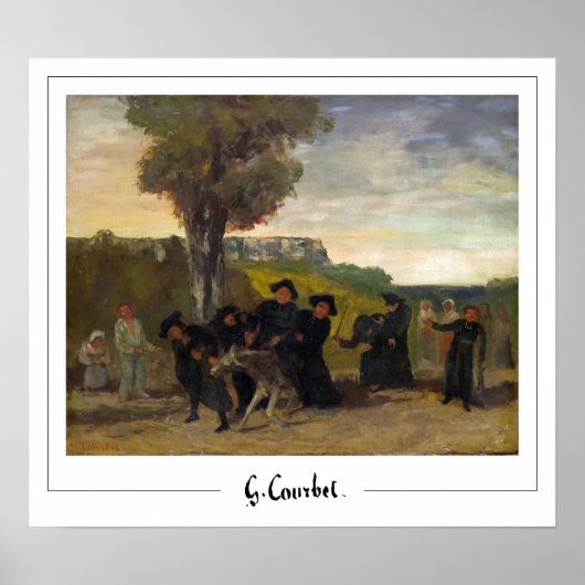 Gustave Courbet Zedign Kunst Poster #213-2 (Voorkant)