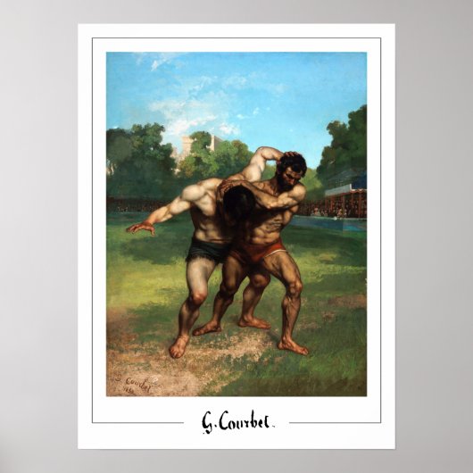 Gustave Courbet Zedign Kunst Poster #318 (Voorkant)