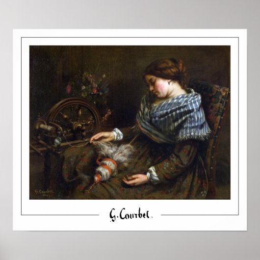 Gustave Courbet Zedign Kunst Poster #337-2 (Voorkant)
