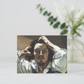 Gustave Courbet - Zelfportret het wanhopige man Briefkaart (Staand voorkant)