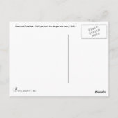 Gustave Courbet - Zelfportret het wanhopige man Briefkaart (Achterkant)