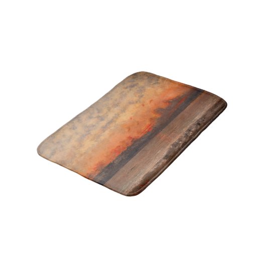 Gustave Courbet - Zonsondergang Badmat (Gekanteld)