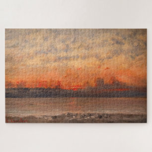 Gustave Courbet - Zonsondergang Legpuzzel
