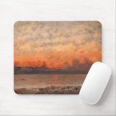 Gustave Courbet - Zonsondergang Muismat (Met muis)