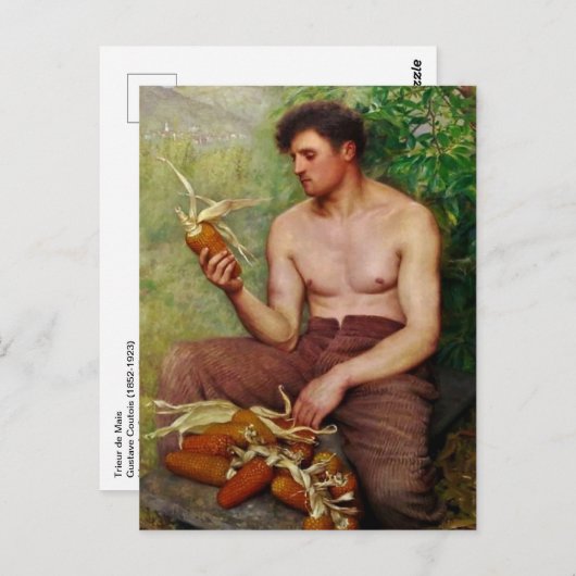 Gustave Courtois Trieur de Maar Briefkaart (Voorkant / Achterkant)