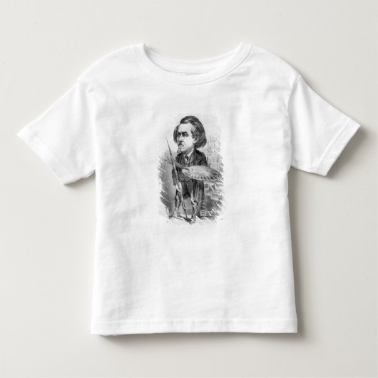 Gustave Dore (1832-83), karikatuur van Le Boulev Kinder Shirts (Voorkant)