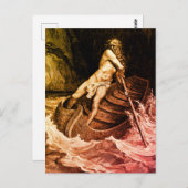 Gustave Doré - Caron Rowing/Dante's Inferno Briefkaart (Voorkant / Achterkant)