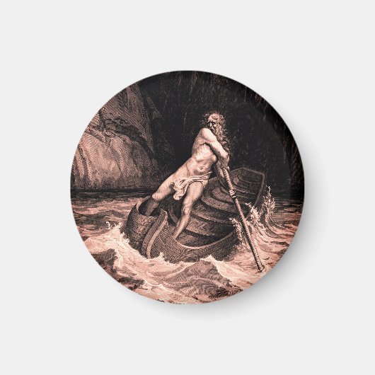 Gustave Doré - Caron Rowing/Dante's Inferno Magneet (Voorkant)