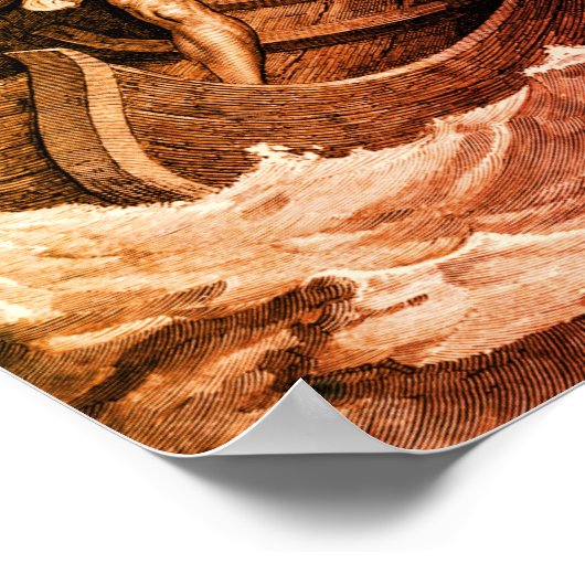 Gustave Doré - Caron Rowing/Dante's Inferno Poster (Hoek)