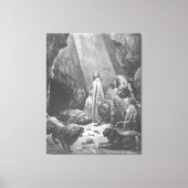 Gustave Doré - Daniël in de Leeuwenkuil Canvas Afdruk (Voorkant)