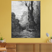 Gustave Doré - Dante And Virgilio Canvas Afdruk (Insitu (Woonkamer))
