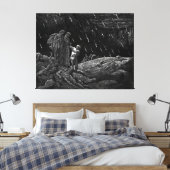 Gustave Doré - Dante And Virgilio Meet Ser Brunett Canvas Afdruk (Insitu (Slaapkamer))