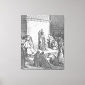Gustave Doré - David rouwt om de dood van Absalom Canvas Afdruk (Voorkant)
