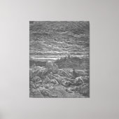 Gustave Doré - De dood van Gideons zonen Canvas Afdruk (Voorkant)
