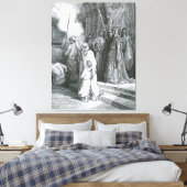Gustave Doré - De Moed van een Moeder Canvas Afdruk (Insitu (Slaapkamer))