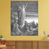 Gustave Doré - De profeet Ezechiël Canvas Afdruk (Insitu (Woonkamer))
