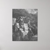 Gustave Doré - De profeet Jeremia Canvas Afdruk (Voorkant)