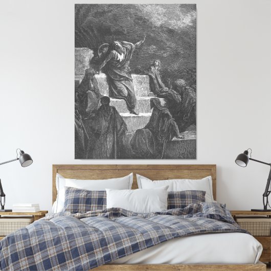 Gustave Doré - De profeet Jeremia Canvas Afdruk (Insitu (Slaapkamer))