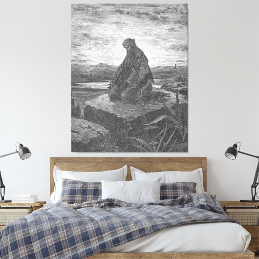 Gustave Doré - De profeet Jesaja Canvas Afdruk (Insitu (Slaapkamer))