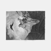 Gustave Dore - De Raven Fleece Deken (Voorkant (Horizontaal))