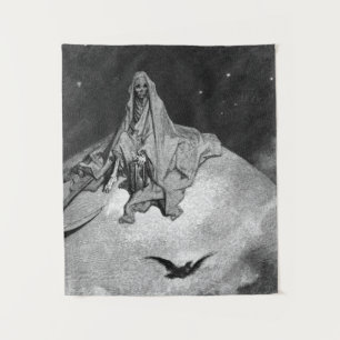 Gustave Dore - De Raven Wandkleed