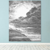 Gustave Doré - De Schepping van het Licht - Snelko Canvas Afdruk (Insitu (Houten vloer))