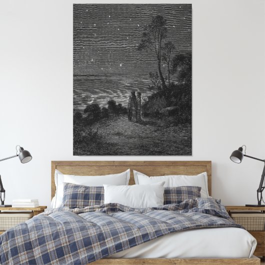 Gustave Doré - De Visioen van de Hel Canvas Afdruk (Insitu (Slaapkamer))
