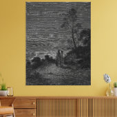 Gustave Doré - De Visioen van de Hel Canvas Afdruk (Insitu (Woonkamer))