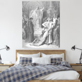Gustave Doré - De Wijsheid van Salomo Canvas Afdruk (Insitu (Slaapkamer))