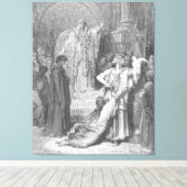Gustave Doré - De Wijsheid van Salomo Canvas Afdruk (Insitu (Houten vloer))