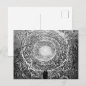 Gustave Dore - (de witte roze) Vision Empyrean Briefkaart (Voorkant / Achterkant)