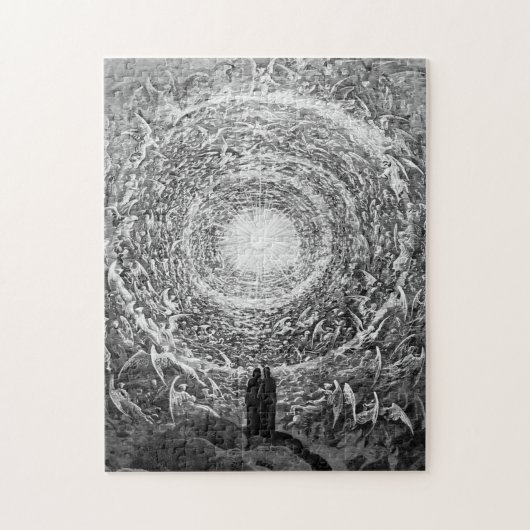 Gustave Dore - (de witte roze) Vision Empyrean Legpuzzel (Verticaal)