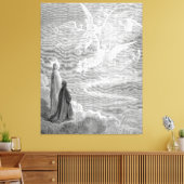 Gustave Doré - De Zaligen Canvas Afdruk (Insitu (Woonkamer))
