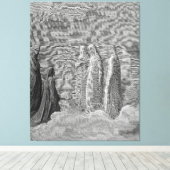 Gustave Doré - Defective Spirits Canvas Afdruk (Insitu (Houten vloer))