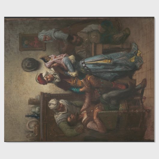 Gustave Doré Don Quixote en Sancho Panza Cadeaupapier (Vlak)