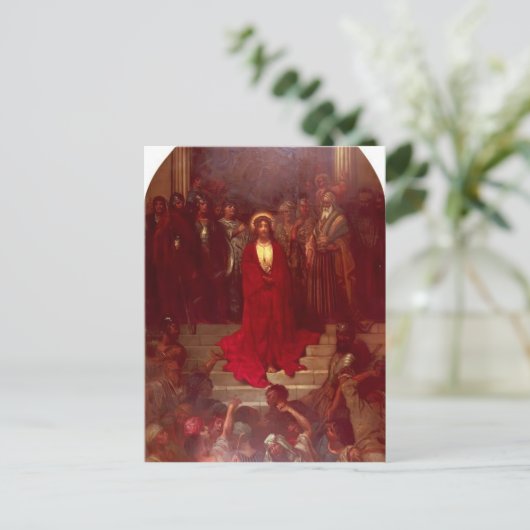 Gustave Dore - Ecce Homo Briefkaart (Staand voorkant)